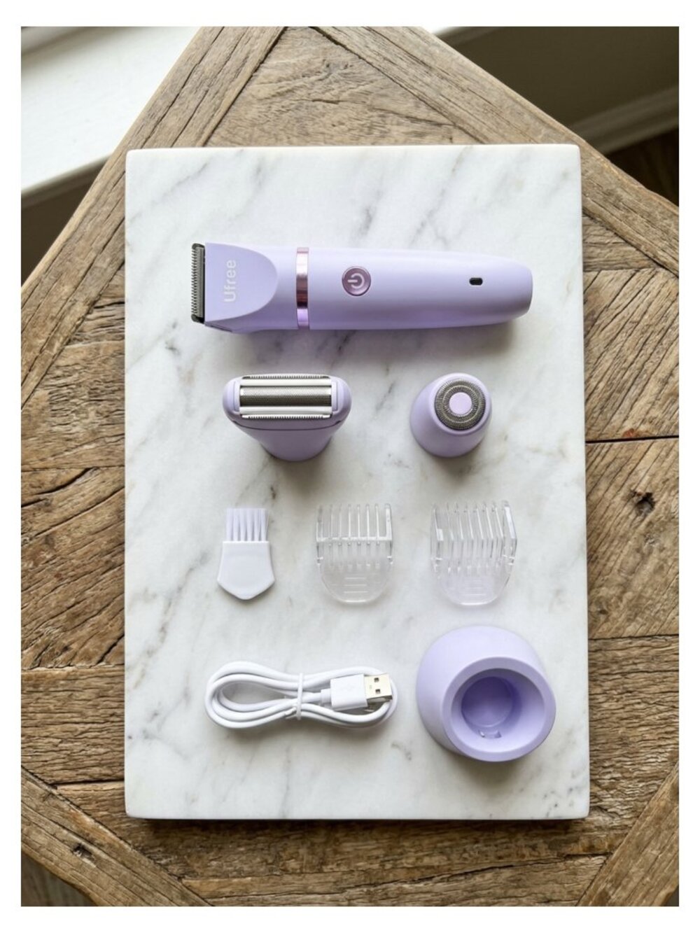 3-in-1 Bikini Trimmer Electric Razor Ceramic Blades Waterproof Travel Lock